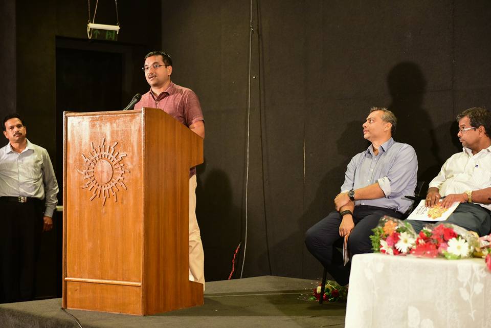 Sidharth Kuncalienker addressing